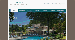 Desktop Screenshot of foresthillsatvinings.com